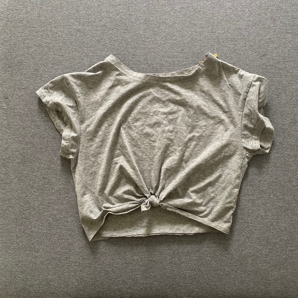 Grey Crop Top - image 1